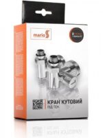 Кран угловой под ТЭН, G1/2 комплект 2шт, белый глянец/мат — изображение 5