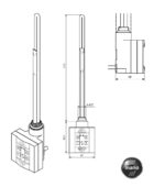 Încălzitor termoelectric KTX4 300W crom - imagine 3